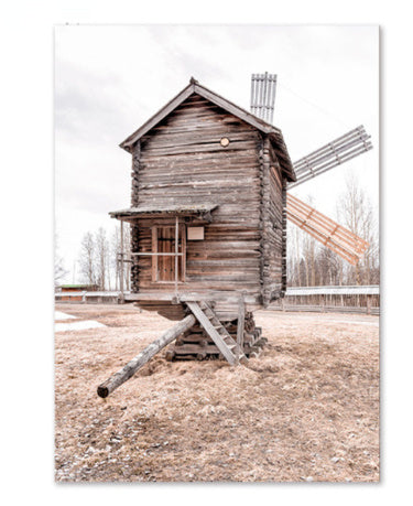 HD Abstract Warm-Style Painting Core: Frameless Nordic Decorative Art for Gallery, Corridor & Entrance