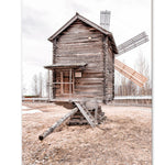 HD Abstract Warm-Style Painting Core: Frameless Nordic Decorative Art for Gallery, Corridor & Entrance