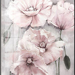 Flower Wall Art Poster – Modern Canvas Print for Bathroom & Living Room Décor | Frameless Home Decoration