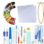 DIY Embroidery Kit with 50 Color Threads – Beginner & Professional Sewing Set