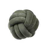 Knotted Plush Ball Design Round Throw Pillow – Soft, Cuddly & Modern Home Decor Cushion