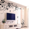 Vinyl Flower Wall Sticker – PVC Mural Decal Art for Home Decoration