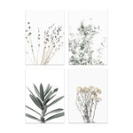 Nordic Plant Canvas Wall Art – Modern Frameless Greenery Decoration Painting