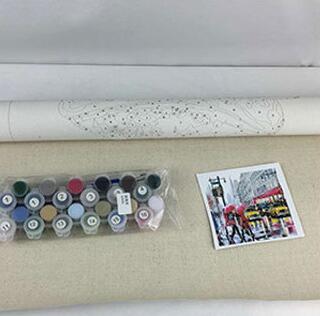 Elegant Dancer Paint by Numbers Kit – DIY Acrylic Painting Set 40x50cm | Creative Wall Art Gift