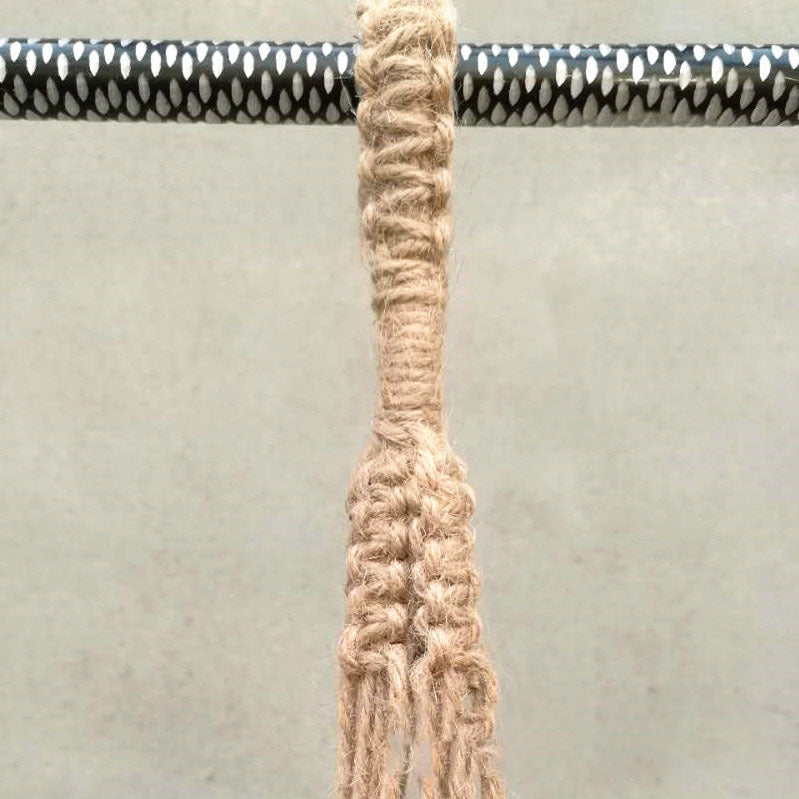 Flower Pot Net Bag – European-Style Hemp Rope Hanging Planter for Home, Balcony & Office Greening