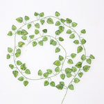 Artificial Creeper Leaves Ivy Vines – Fake Green Rattan Plants for Wall, Ceiling & Home Decoration