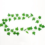 Artificial Creeper Leaves Ivy Vines – Fake Green Rattan Plants for Wall, Ceiling & Home Decoration