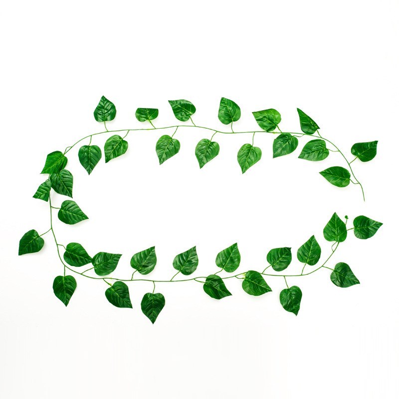 Artificial Creeper Leaves Ivy Vines – Fake Green Rattan Plants for Wall, Ceiling & Home Decoration