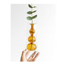 Retro Stained Glass Gourd Vase – Nordic Style Hydroponic Plant Flower Holder