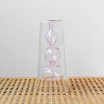 Retro Stained Glass Gourd Vase – Nordic Style Hydroponic Plant Flower Holder