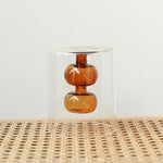 Retro Stained Glass Gourd Vase – Nordic Style Hydroponic Plant Flower Holder