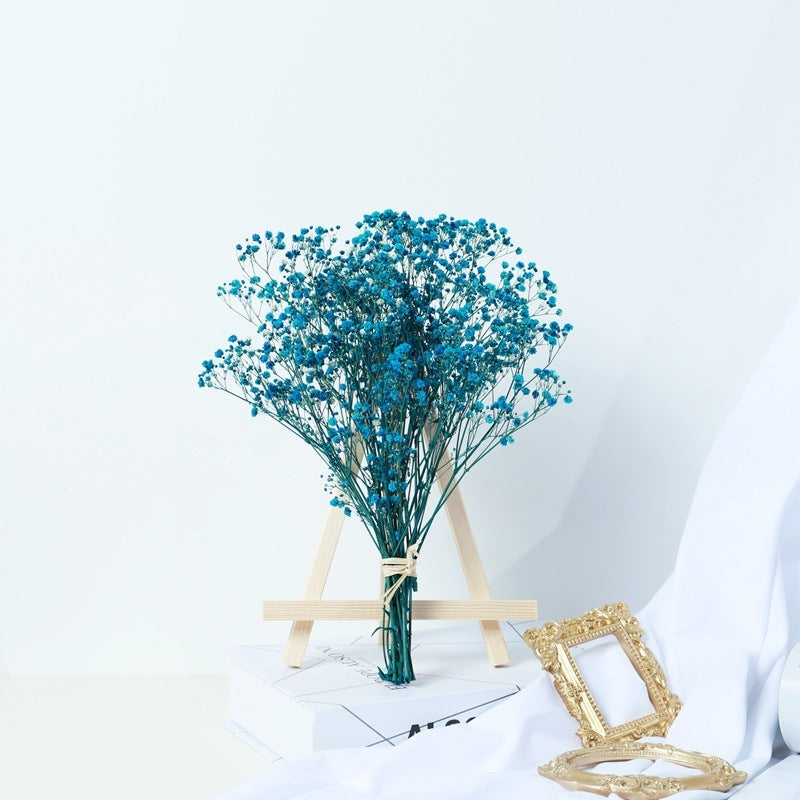 Gypsophila Dried Flower Bouquet – Natural Air-Dried Real Flowers for Home, Wedding & Living Room Décor