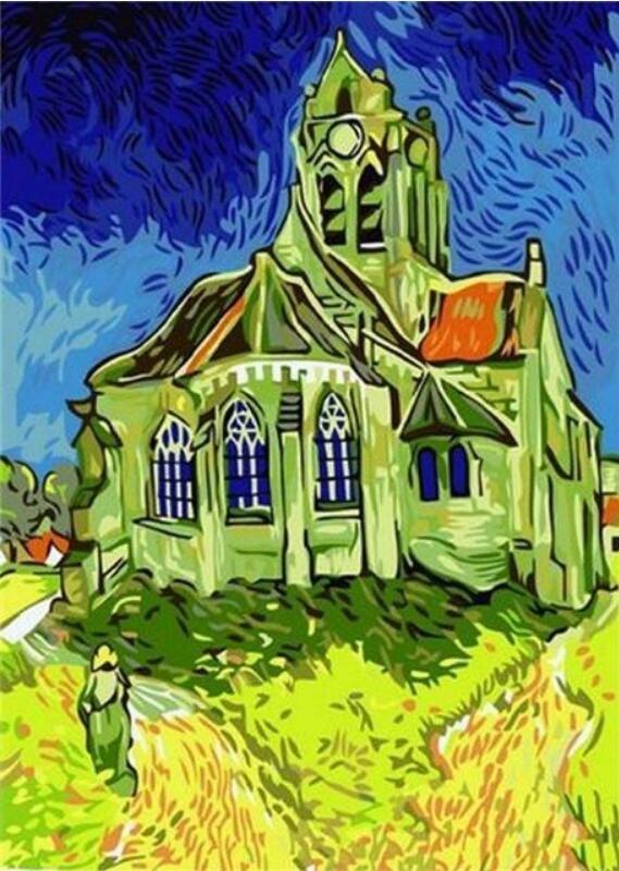 Van Gogh Starry Sky of the Rhone River – DIY Paint by Numbers Kit | Unique Christmas & Birthday Gift