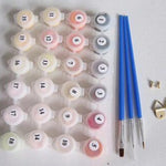 Elegant Dancer Paint by Numbers Kit – DIY Acrylic Painting Set 40x50cm | Creative Wall Art Gift