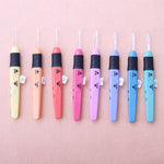 8pcs LED Crochet Hook Set – Multicolor Knitting Needles with Plastic Handle 2.5–6mm