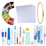 DIY Embroidery Kit with 50 Color Threads – Beginner & Professional Sewing Set