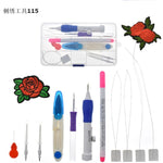DIY Embroidery Kit with 50 Color Threads – Beginner & Professional Sewing Set