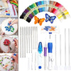 DIY Embroidery Kit with 50 Color Threads – Beginner & Professional Sewing Set