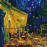 Van Gogh Starry Sky of the Rhone River – DIY Paint by Numbers Kit | Unique Christmas & Birthday Gift