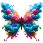 Butterfly Ethereal Smoke Pendant Decoration – Acrylic Wall & Window Hanging Art | Engraved Printed Butterfly Ornaments