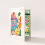A4 Children’s DIY Art Magnetic Frame – Nordic Style Kids Painting Storage & Display Photo Frame