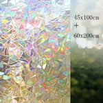 Static Non-Adhesive Window Wallpaper – Privacy Frosted Glass Film for Home & Office (45cm x 100cm)