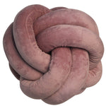 Knotted Plush Ball Design Round Throw Pillow – Soft, Cuddly & Modern Home Decor Cushion