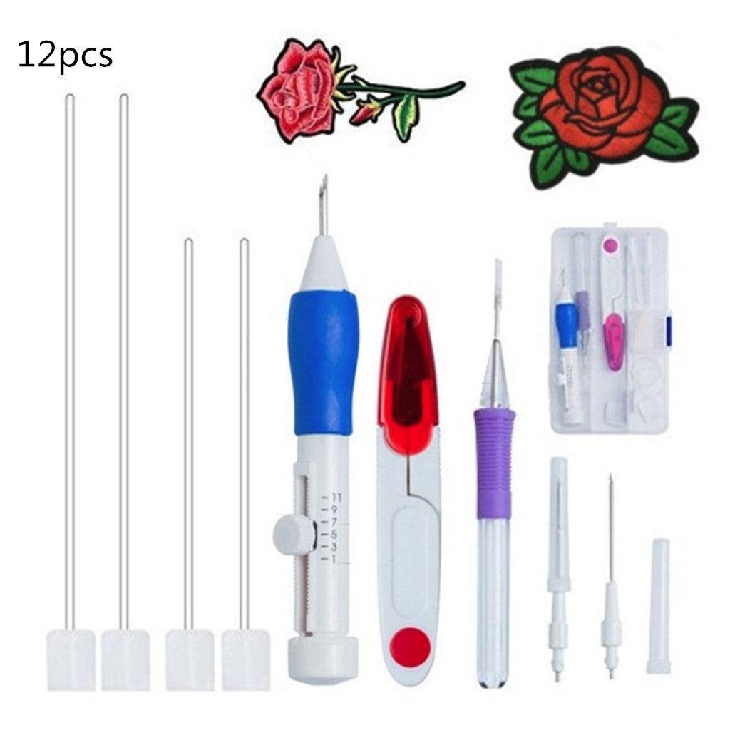DIY Embroidery Kit with 50 Color Threads – Beginner & Professional Sewing Set