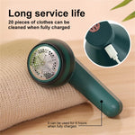 USB Rechargeable Electric Lint Remover – Portable Clothes Fuzz & Fabric Shaver