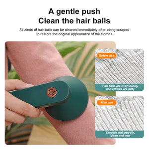 USB Rechargeable Electric Lint Remover – Portable Clothes Fuzz & Fabric Shaver