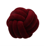 Knotted Plush Ball Design Round Throw Pillow – Soft, Cuddly & Modern Home Decor Cushion