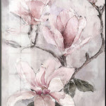 Flower Wall Art Poster – Modern Canvas Print for Bathroom & Living Room Décor | Frameless Home Decoration