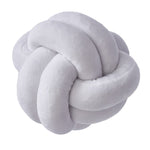Knotted Plush Ball Design Round Throw Pillow – Soft, Cuddly & Modern Home Decor Cushion