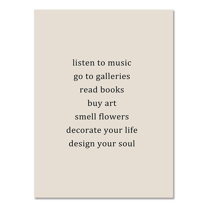 Abstract Bohemian Art Poster – Ins Style Airbrushed Wall Painting | Modern Frameless Canvas for Living Room Decoration