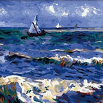 Van Gogh Starry Sky of the Rhone River – DIY Paint by Numbers Kit | Unique Christmas & Birthday Gift