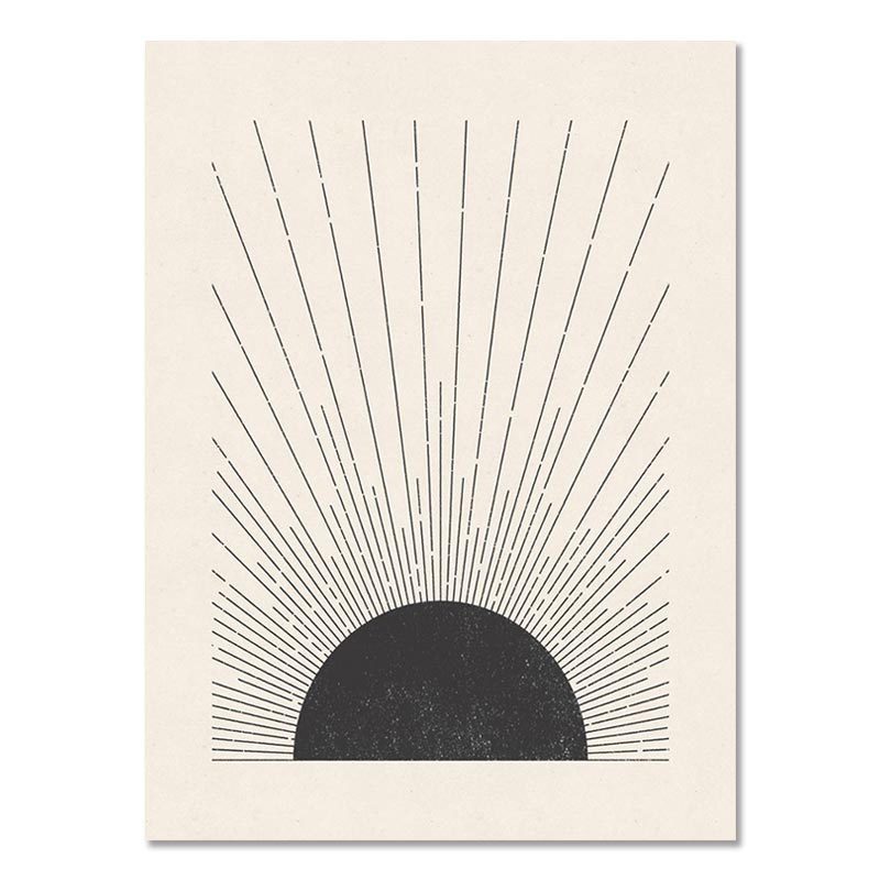 Abstract Bohemian Art Poster – Ins Style Airbrushed Wall Painting | Modern Frameless Canvas for Living Room Decoration