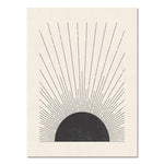 Abstract Bohemian Art Poster – Ins Style Airbrushed Wall Painting | Modern Frameless Canvas for Living Room Decoration