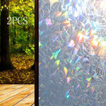 Static Non-Adhesive Window Wallpaper – Privacy Frosted Glass Film for Home & Office (45cm x 100cm)