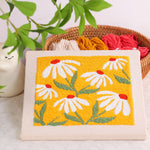 Embroidery Material Package Kit – Handmade DIY Photo Frame Hanging Painting Craft Set