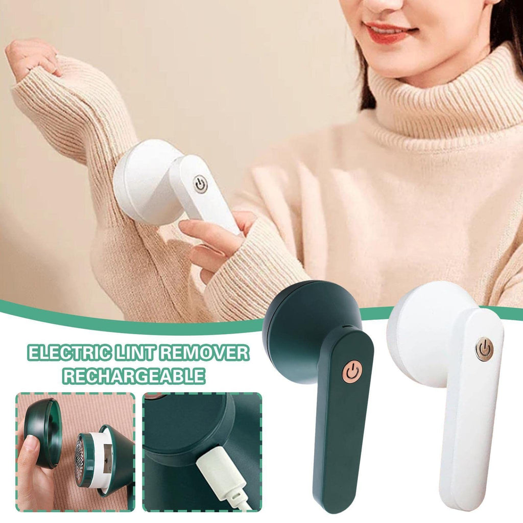 USB Rechargeable Electric Lint Remover – Portable Clothes Fuzz & Fabric Shaver
