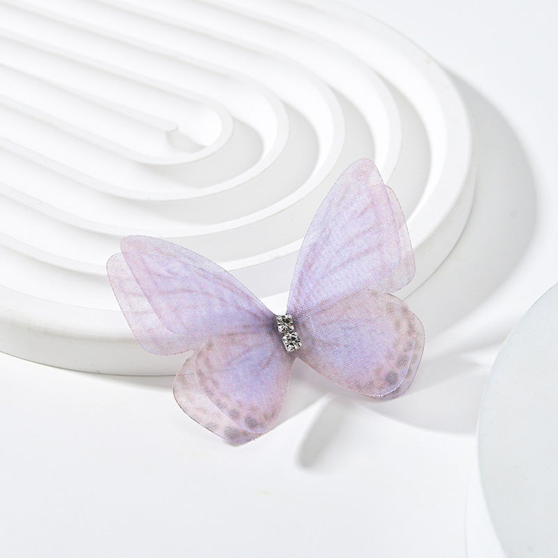 DIY Double Diamond Butterfly Kit: Handmade Double-Layer Mesh Laminate for Jewelry & Hair Accessories