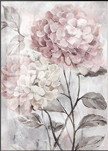 Flower Wall Art Poster – Modern Canvas Print for Bathroom & Living Room Décor | Frameless Home Decoration