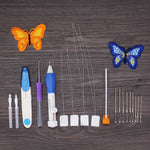 DIY Embroidery Kit with 50 Color Threads – Beginner & Professional Sewing Set