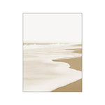 Nordic Modern Canvas Art – Gold Foil Beach Wall Painting | Luxury Oil on Canvas Home Décor
