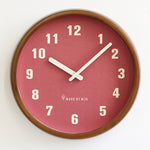 Retro Solid Wood Wall Clock – Modern Minimalist Home Living Room Clock | Silent Creative Decorative Clock