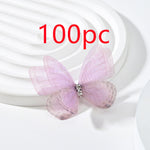 DIY Double Diamond Butterfly Kit: Handmade Double-Layer Mesh Laminate for Jewelry & Hair Accessories