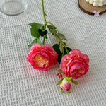High Quality Pink Peony & Rose Artificial Flower Bouquet for Living Room Home, Wedding & Photography Decor