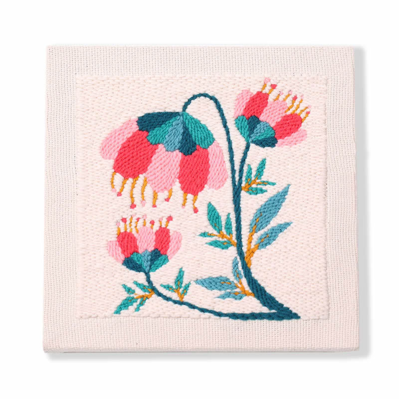 Embroidery Material Package Kit – Handmade DIY Photo Frame Hanging Painting Craft Set