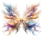 Butterfly Ethereal Smoke Pendant Decoration – Acrylic Wall & Window Hanging Art | Engraved Printed Butterfly Ornaments