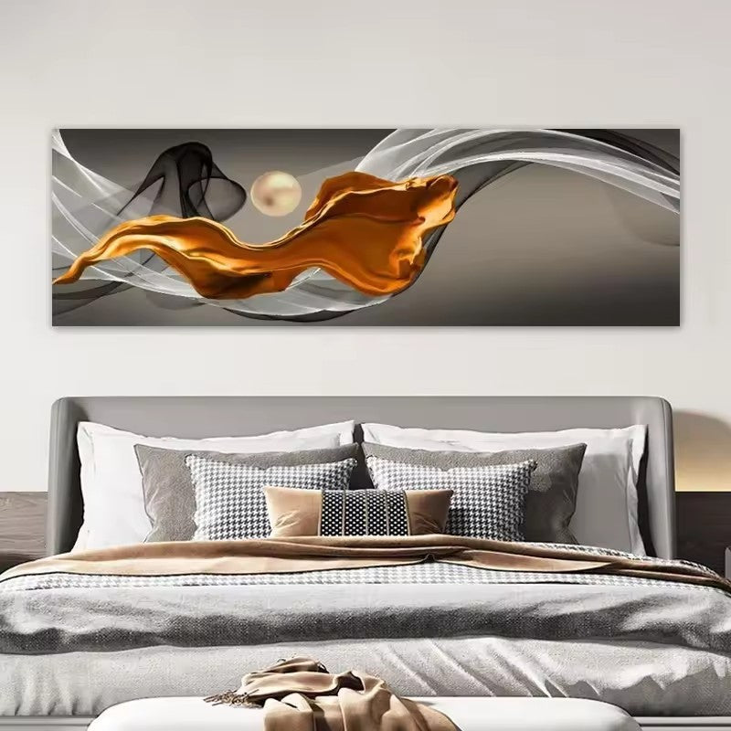 HD City Night Scene Canvas Painting – Modern Wall Art for Living Room & Bedroom | Single Urban Night Landscape Poster